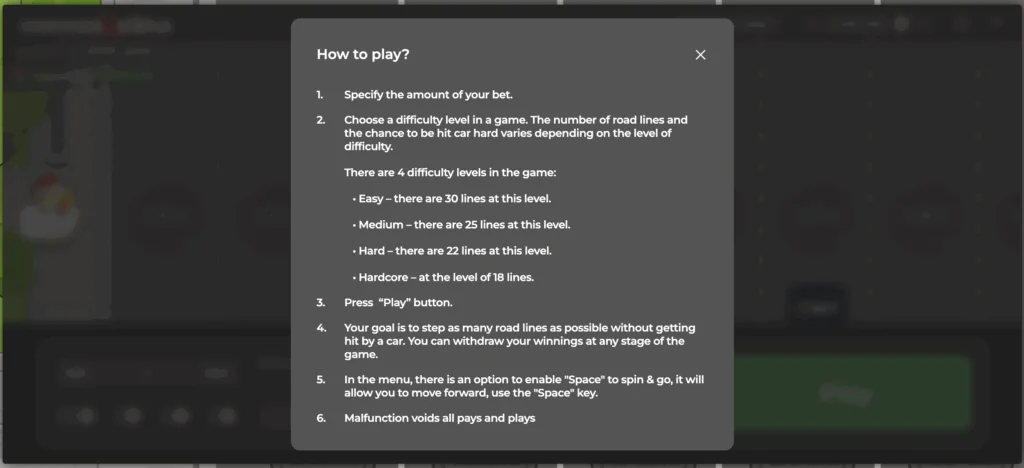 How to play Chicken Road 2